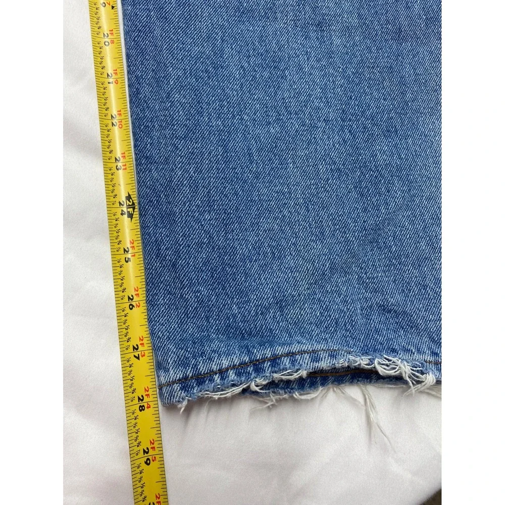 Madewell Baggy Tapered Jeans Mens 32 Blue Medium Wash 100% Cotton Denim